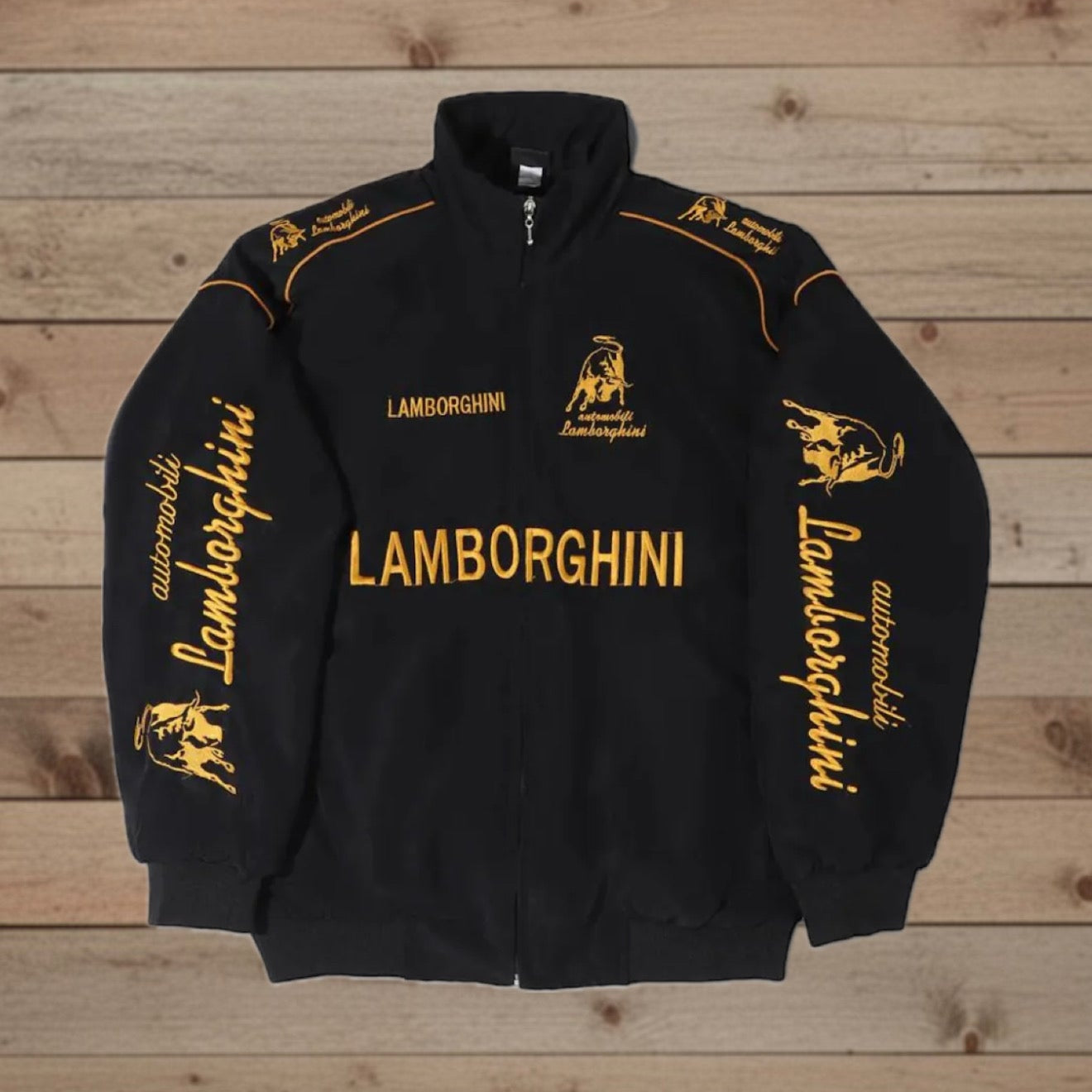 Chaqueta Lamborghini Negra – Motorsport